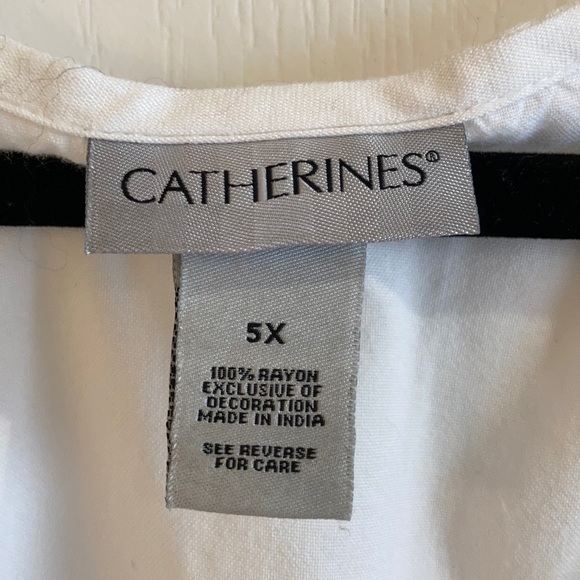 Catherines beaded tank PLUS size 5X - Picture 4 of 4